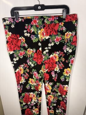 Jules & Leopold Crop Pants Floral Size XL